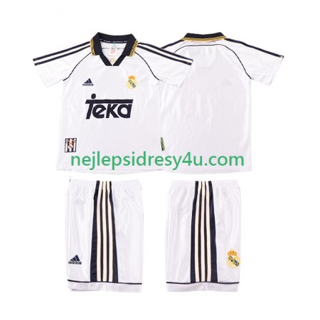 Fotbalový Dres Real Madrid 2000 Retro Dětské Domácí 1998